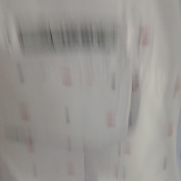 Habit White Dress Shirt with Red Accents - Picture 7 of 12